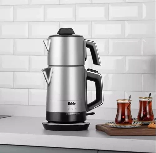 Fakir Temper Silver Stone 1800 W Çelik Çay Makinesi - Resim 2