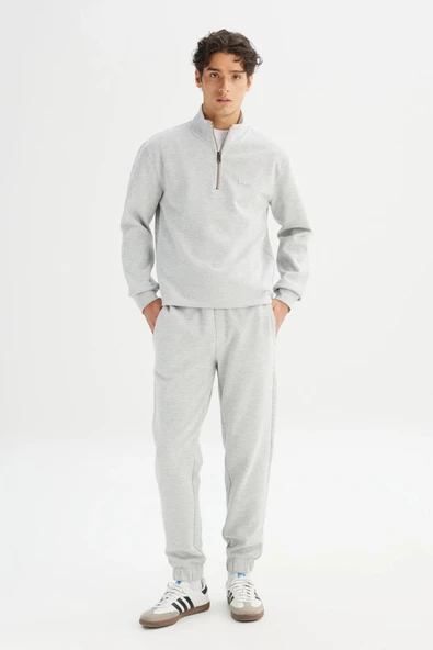 Lee Erkek Pike Interlock Half Zip Sweatshirt L252031236 - Resim 2