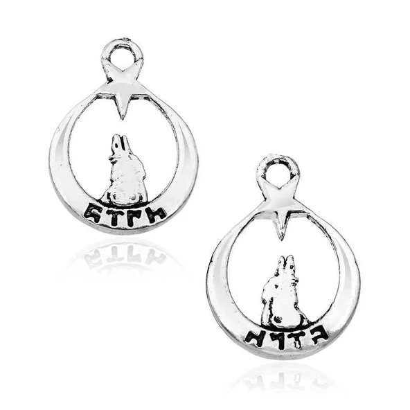 Supertrend Gümüş Ayyıldız Bozkurt Tesbih Püskül Ucu ürün görseli