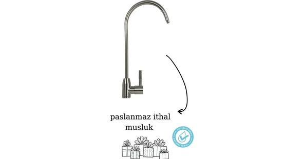 Water Jobs Premium 8 Litre Çelik Tanklı Pompasız  Su Arıtma Cihazı - Resim 3