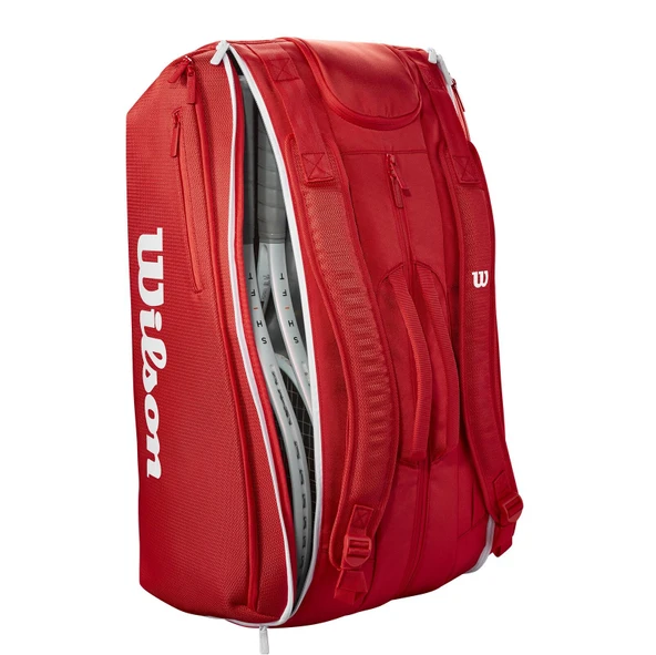 Wilson Super Tour 15PK 2025 Kırmızı Tenis Çantası WR8036601001 - Resim 4