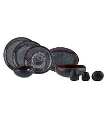 Karaca Earth Collection Galactic 55 Parça 12 Kişilik Yemek Takımı Siyah - 3