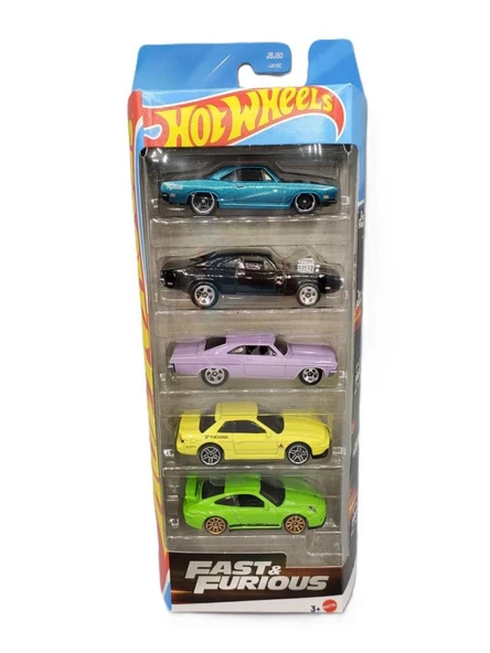 1806 Hot Wheels Araba Seti  FAST & FURIOUS JBJ80 - 7