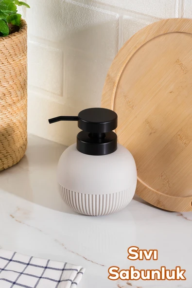 Porsima 3120 Banyo ve Mutfak Sıvı Sabunluk 450ML Taupe