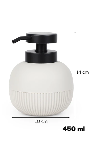 Porsima 3120 Banyo ve Mutfak Sıvı Sabunluk 450ML Taupe - 3