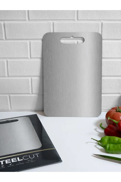 Falez Steelcut Çelik Kesme Tahtası - Resim 4