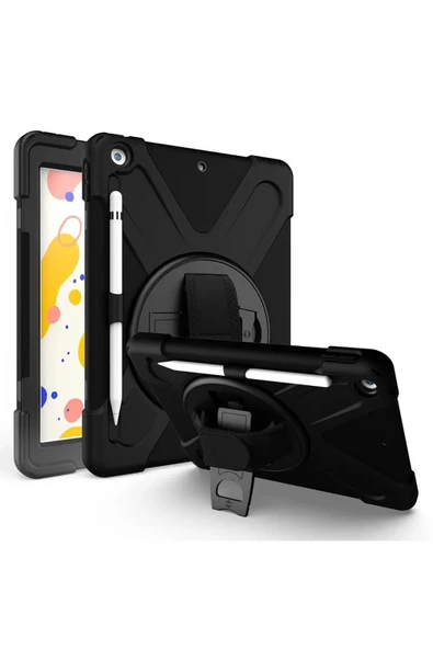 iPad Air 13 (2024) Kılıf Amazing Tablet Kapak - Siyah - 1