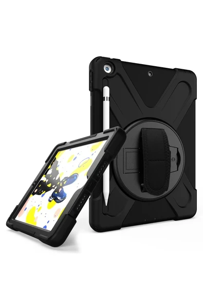 iPad Air 13 (2024) Kılıf Amazing Tablet Kapak - Siyah - 2