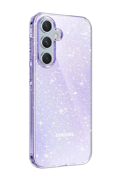 Samsung Galaxy A14 4G Kılıf Glow Kapak - Mor - 1