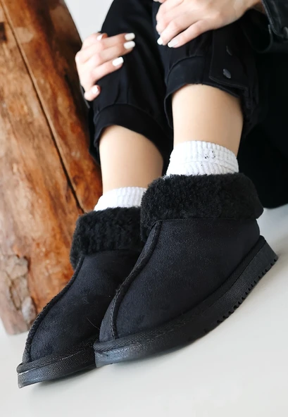 Abby Siyah Süet Bot - Resim 3