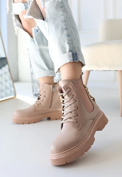 Harte Nude Cilt Bağcıklı Bot - Resim 2