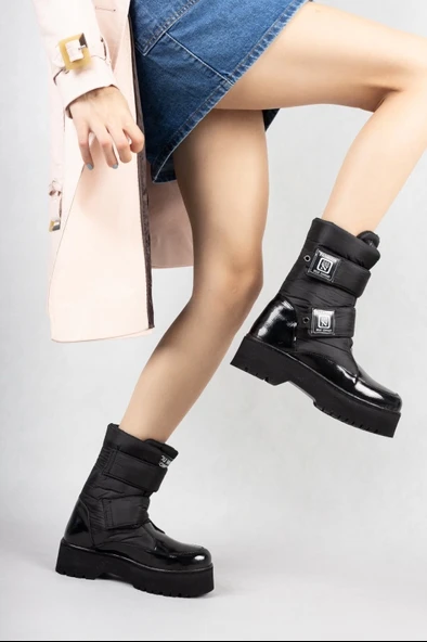 Miah Siyah Rugan Kar Bot - Resim 3