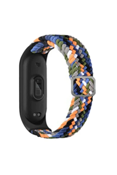 Xiaomi Mi Band 6 Star Kordon - Gri-Turuncu - 1
