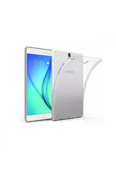 Samsung Galaxy T560 Tab E 9.7 Kılıf Tablet Şeffaf Silikon - 1