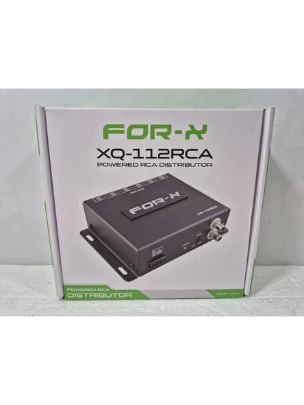 FOR-X XQ-112RCA-2 RCA GİRİŞ-12 RCA ÇIKIŞ-ANFİ RCA ÇIKIŞI ÇOĞALTICI - 5