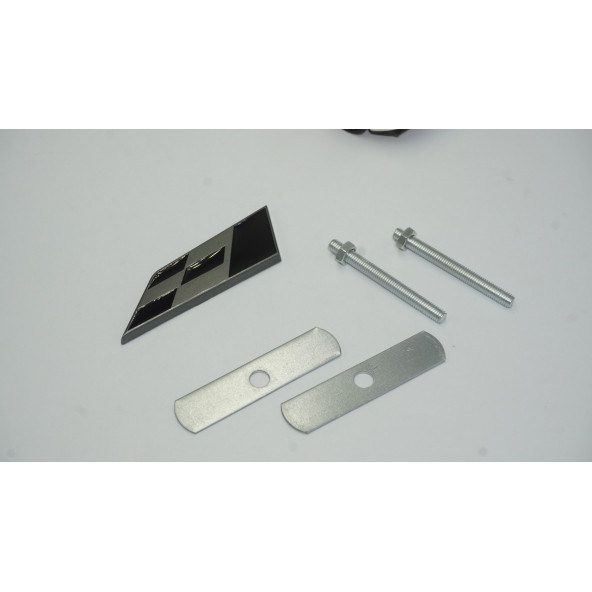 DK Seat Cupra Leon İbiza Altea Gri Siyah Metal Ön Panjur 3D Logo Amblem - 2