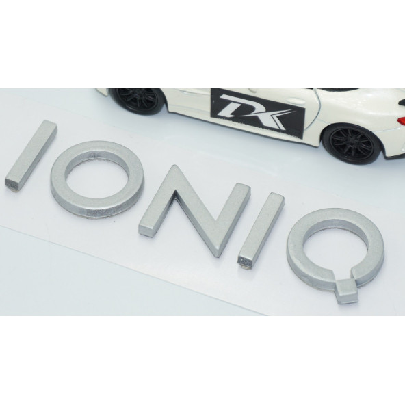 DK Tuning Hyundai İoniq Gri ABS 3M 3D Bagaj Yazı Logo Arma - 3