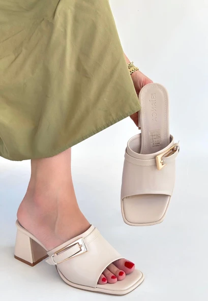 Ziva Bej Cilt Topuklu Terlik ürün görseli