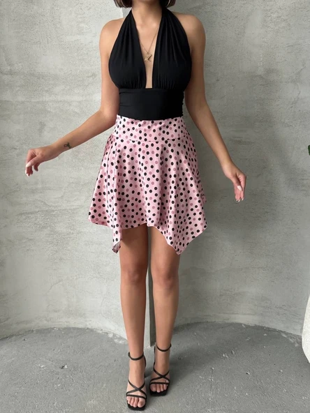 Puantiyeli etek s25900 - Resim 2