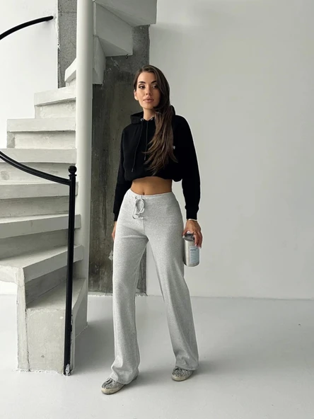 Fit comfort gri salaş pantolon - Resim 5