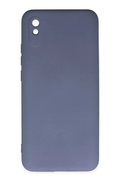 Xiaomi Redmi 9A Kılıf Nano içi Kadife Silikon - Gri - 1