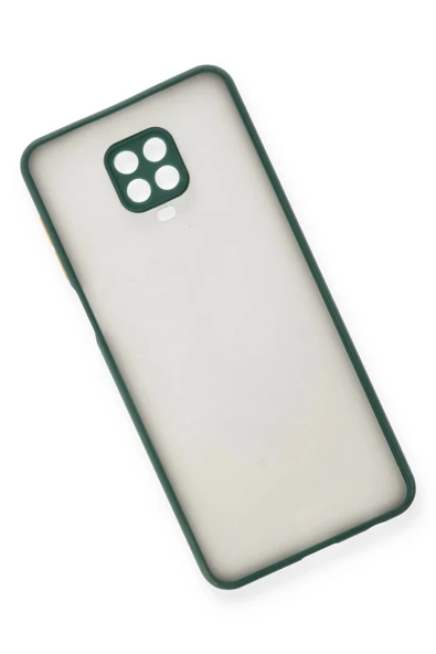 Xiaomi Redmi Note 9 Pro Kılıf Montreal Silikon Kapak - Yeşil - 3