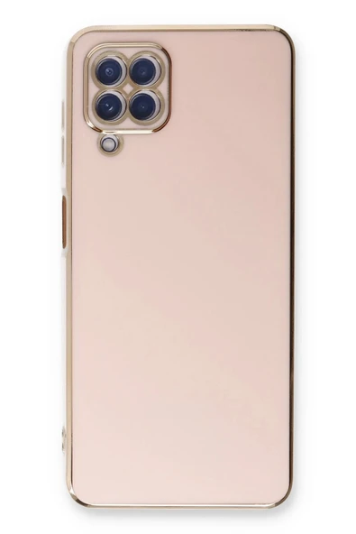 Samsung Galaxy A22 Kılıf Volet Silikon - Pembe - 2