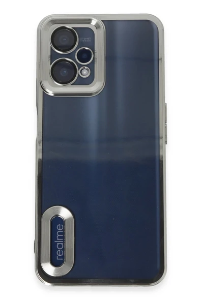 Realme 9 Pro 5G Kılıf Slot Silikon - Gümüş - 1