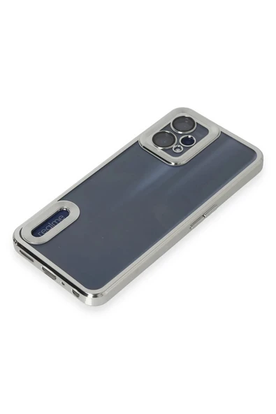 Realme 9 Pro 5G Kılıf Slot Silikon - Gümüş - 4
