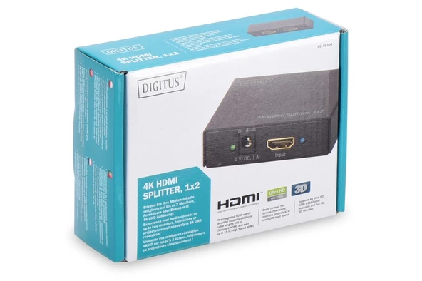 Digitus HDMI Çoklayıcı (1 Giriş 2 Çıkış) - 3