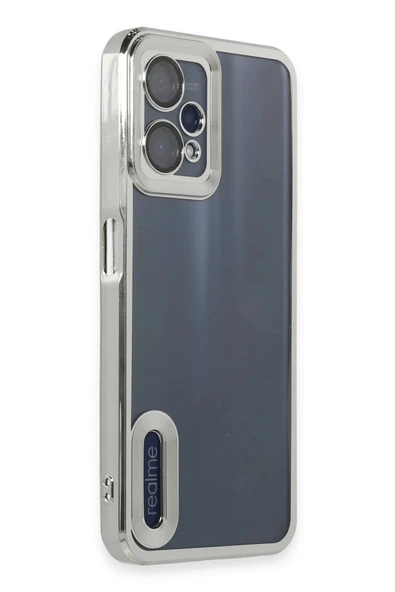 Realme 9 Pro 5G Kılıf Slot Silikon - Gümüş - 2