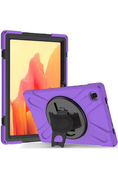 Samsung Galaxy Tab A7 10.4 Kılıf Amazing Tablet Kapak - Mor - 1