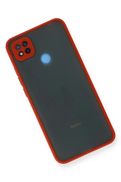 Xiaomi Redmi 9C Kılıf Montreal Silikon Kapak - Kırmızı - 3