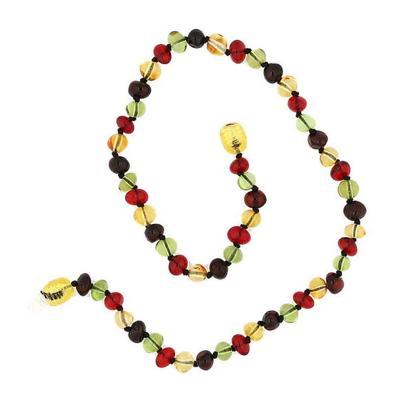 Supertrend Bebek Damla Kehribar Diş Kolye ürün görseli