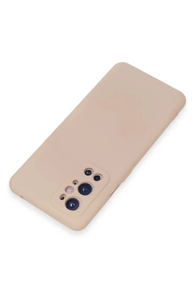 One Plus 9 Pro Kılıf Nano içi Kadife Silikon - Pudra - 3