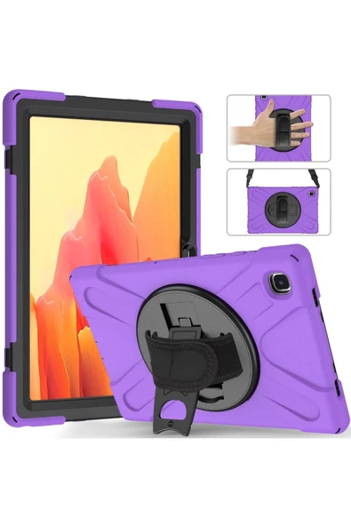 Samsung Galaxy Tab A7 10.4 Kılıf Amazing Tablet Kapak - Mor - 2