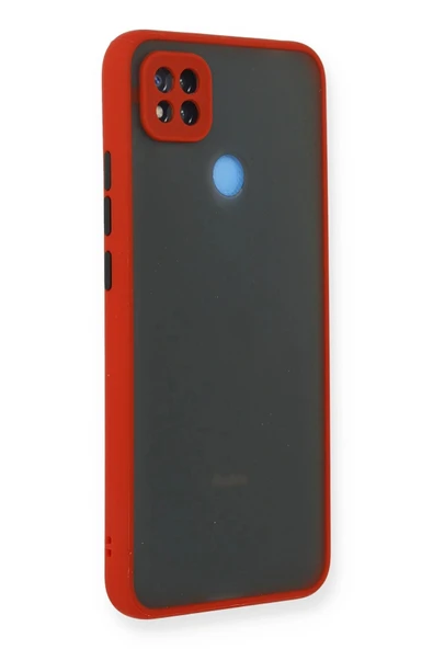Xiaomi Redmi 9C Kılıf Montreal Silikon Kapak - Kırmızı - 2