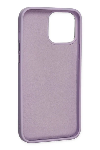 iPhone 13 Pro Kılıf Asya Deri Silikon - Lila - 4