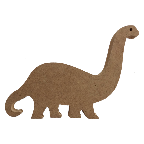 Ahşap uzun boyunlu dinozor dinazor 18 mm Dik Durabilir duvar süs