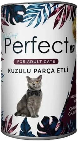 Perfect Lamb Ezme Kuzu Eti Kıyılmış Yetişkin Kedi Konservesi 400 Gr ürün görseli