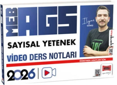 Yargı Yayınları 2026 MEB AGS Öğretmen Adayları İçin Sayısal Yetenek Video Ders Notları ürün görseli 1