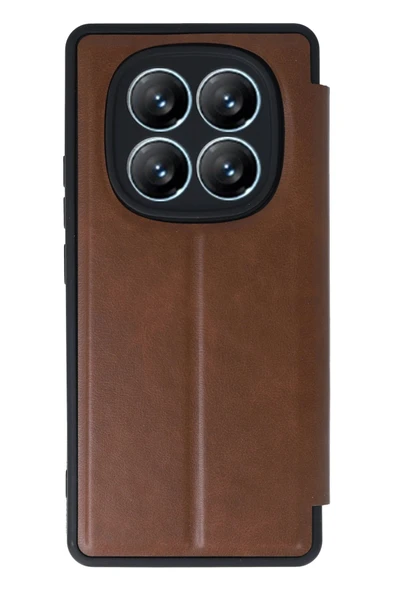 Xiaomi Redmi Note 14 Pro 4G Kılıf Flip Cover - Taba - 5