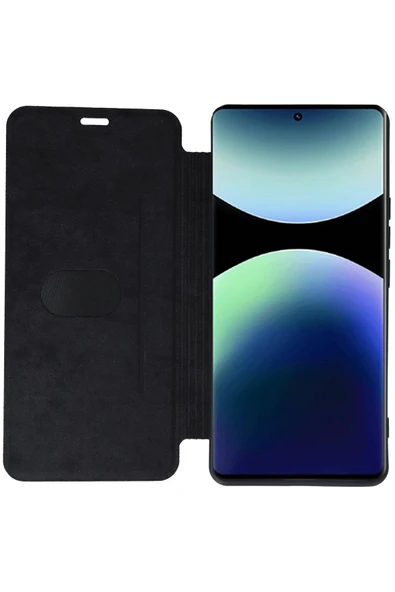 Xiaomi Redmi Note 14 Pro 4G Kılıf Flip Cover - Taba - 2
