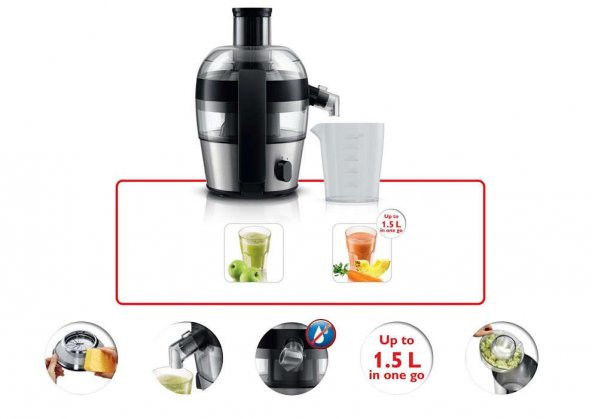 Philips HR1836/00 Viva Collection Katı Meyve Sıkacağı - 8