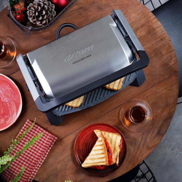 Arzum AR2036 Tostçu Neo Inox 1800 Tost Makinesi - 3