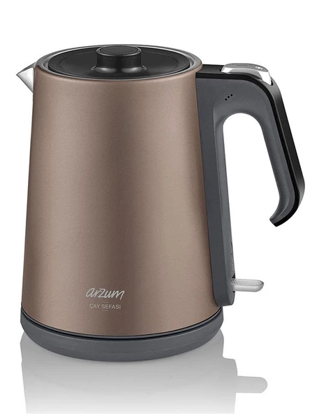 Arzum AR3080-T Çay Sefası Toprak 1650 W Çelik Çay Makinesi - 3