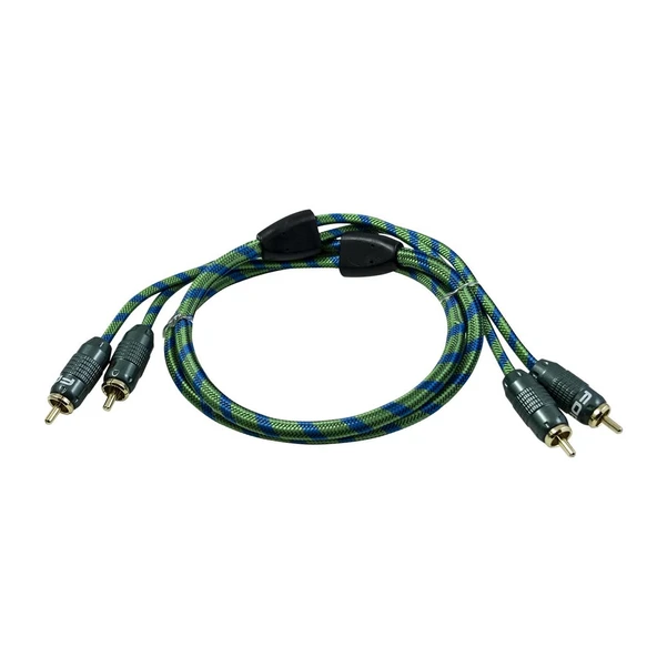 FOR-X X-1122G-1 METRE KALİTELİ PROFESYONEL-BAKIR RCA ANFİ KABLOSU - 1