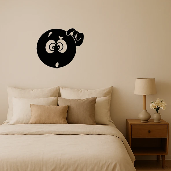 Şaşkın Emoji Duvar Dekoru - 1