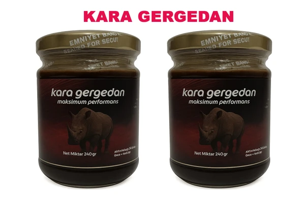 KARA GERGEDAN Maksimum Performans Macun 240 gr 2 adet - 2
