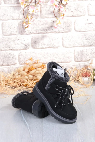 Fort Cool Lina Anatomik Sıcak Astar Kaymaz Taban Kız Çocuk Bot - Resim 5